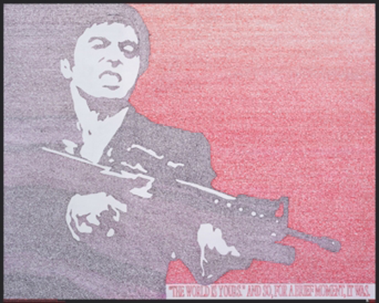 Read the lines. See in between.