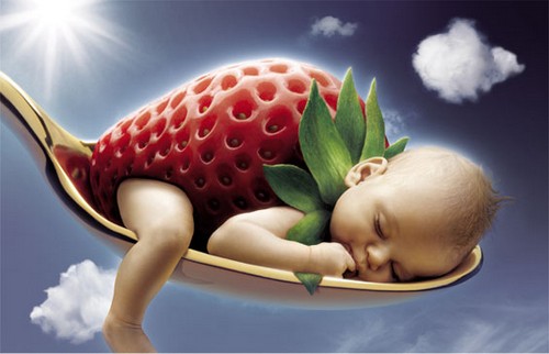 baby in spoon baby in spoon