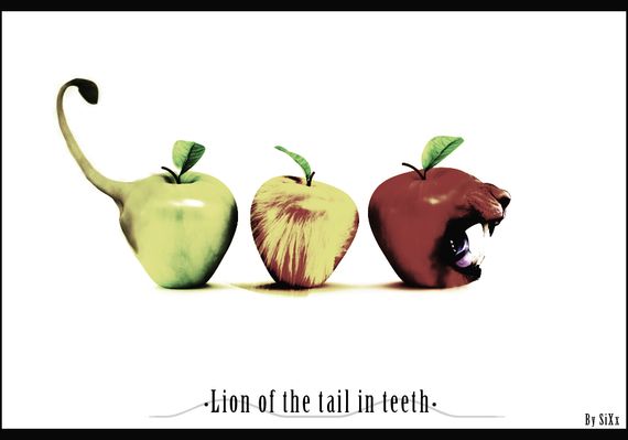 lion-shaped apples lion-shaped apples