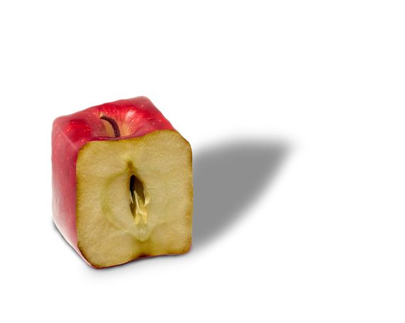 sliced square apple sliced square apple