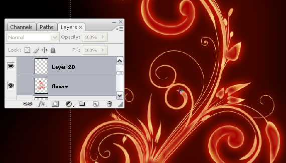 How to create a burning flower 15