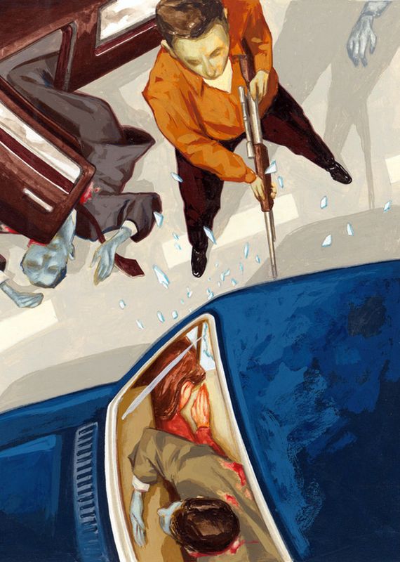 man shooting driver and passenger