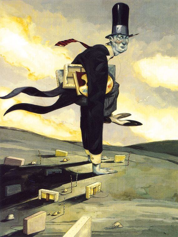 gentleman standing in hands