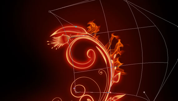 How to create a burning flower 20