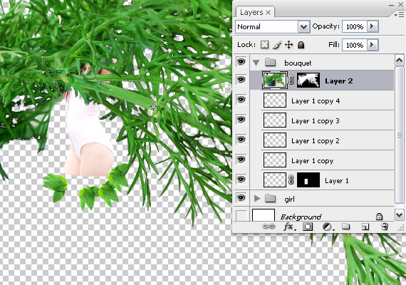 20 glamour scene in Photoshop