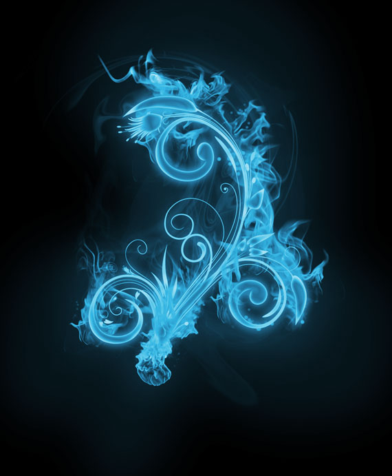 How to create a burning flower 31