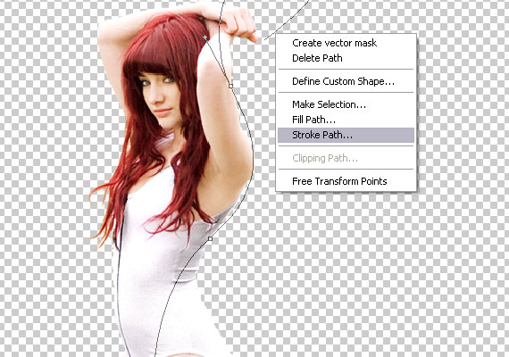 35 glamour scene in Photoshop