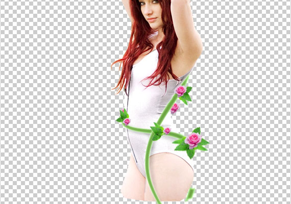 45 glamour scene in Photoshop