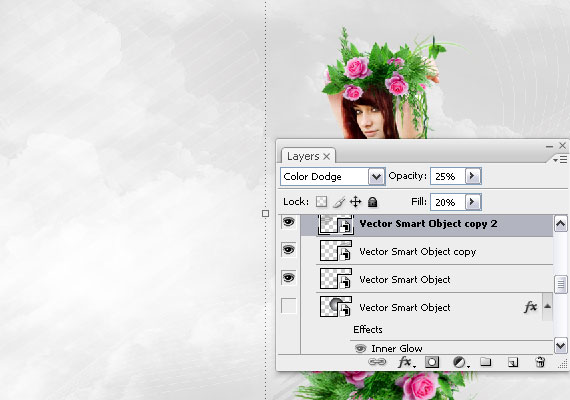 59 glamour scene in Photoshop