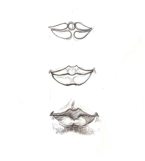 6 Lip Vector Drawing Basics - 6