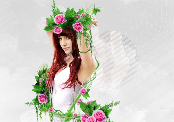 62 glamour scene in Photoshop