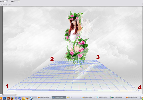 71 glamour scene in Photoshop