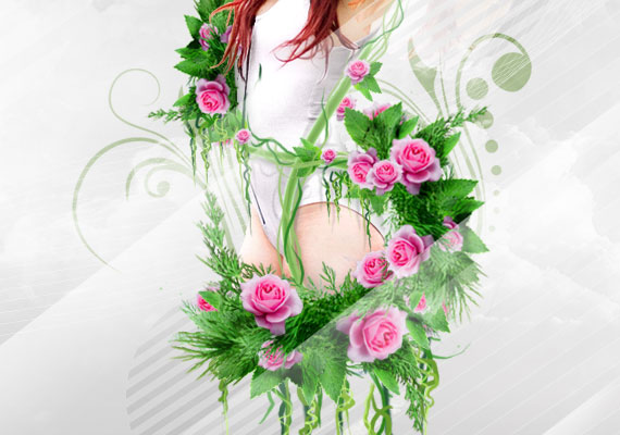 73 glamour scene in Photoshop