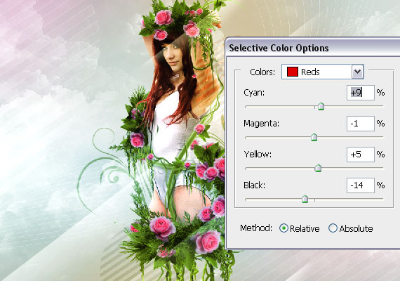 77 glamour scene in Photoshop