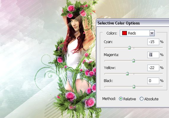 78 glamour scene in Photoshop
