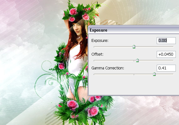 76 glamour scene in Photoshop