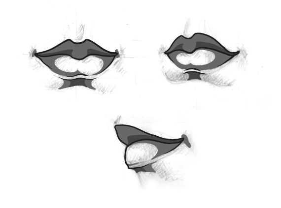 9 How to do Vector Drawing - Lip Vector Drawing Basics - 9