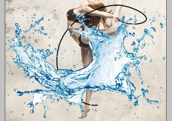 create a dynamic nature poster step 21