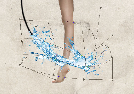 create a dynamic nature poster step 22.1