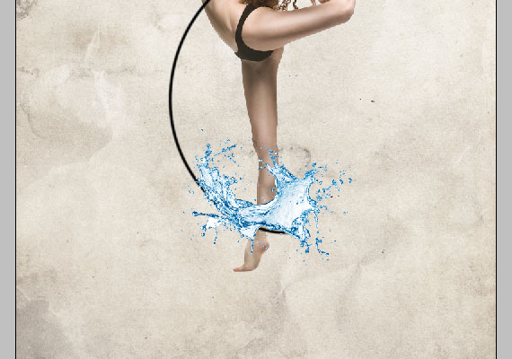 create a dynamic nature poster step 22