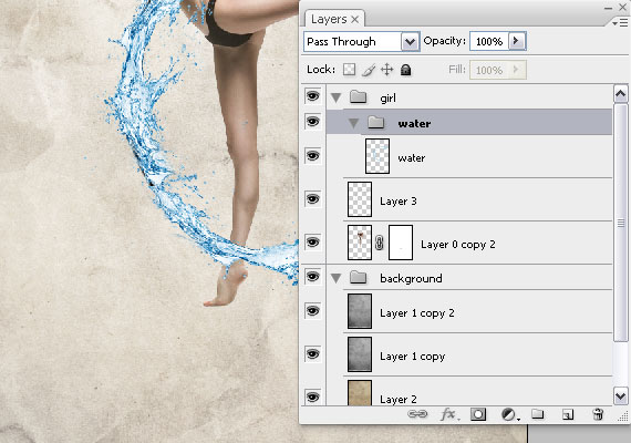 create a dynamic nature poster step 24