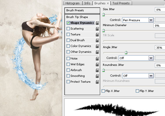 create a dynamic nature poster step 28