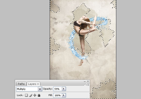 create a dynamic nature poster step 30