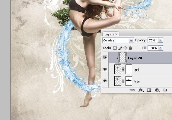 create a dynamic nature poster step 36