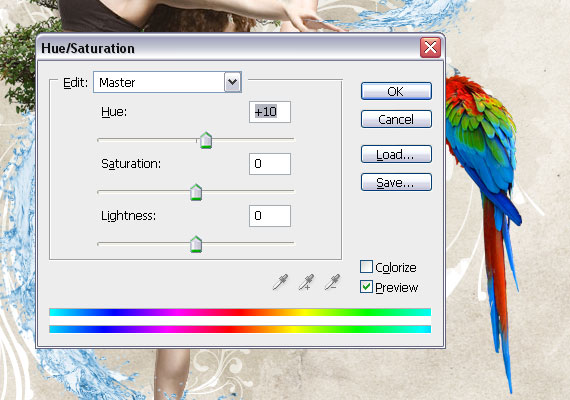 create a dynamic nature poster step 50