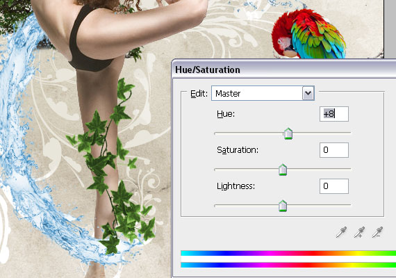 create a dynamic nature poster step 53