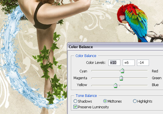 create a dynamic nature poster step 56