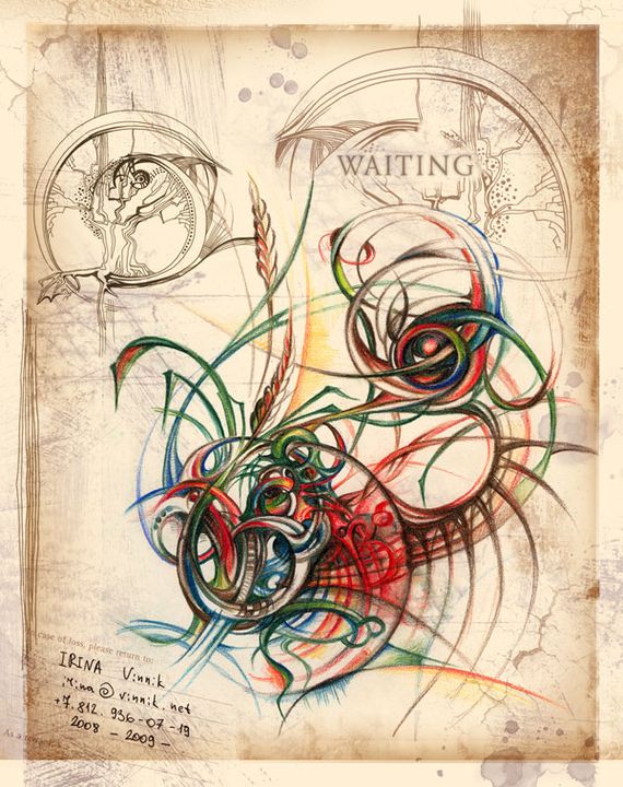 abstract colorful shape