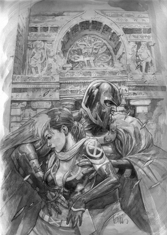 x_men__Legacy_grayscale_by_leinilyu