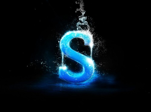 splashing-water-text-effect