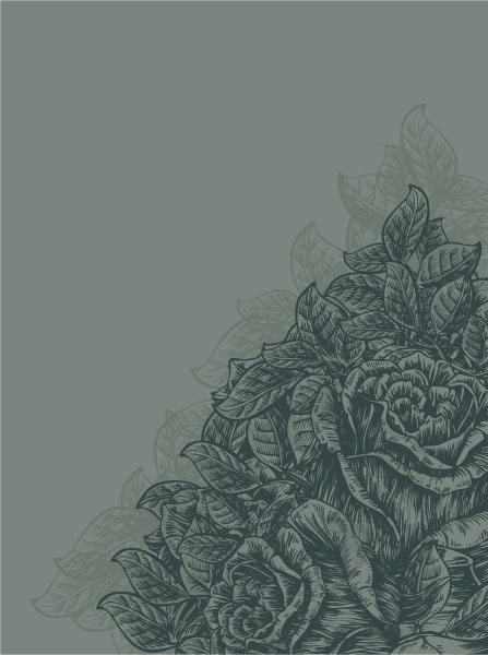 vintage floral background illustration
