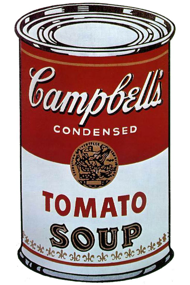 pop art design - Campbell's Tomato Soup
