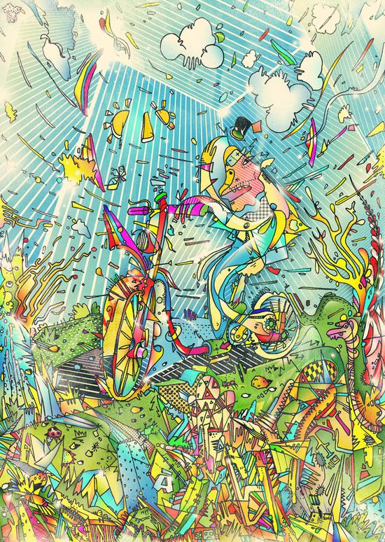 Happy_Cycling_by_beaucoupzero