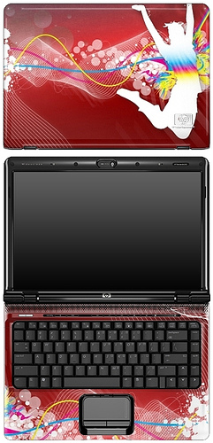 abstract bokeh illustration laptop skin abstract bokeh illustration laptop skin