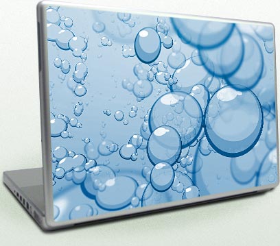 bubbly laptop skin design bubbly laptop skin design