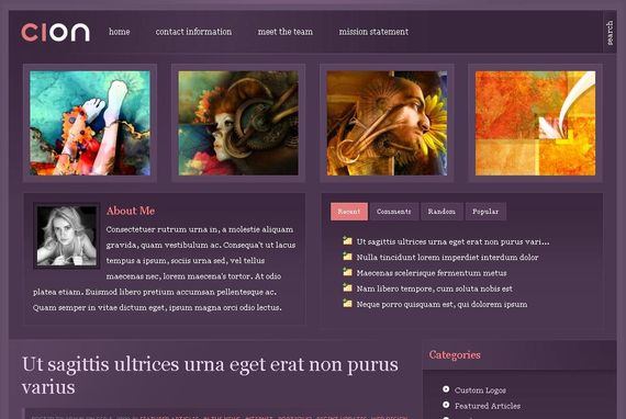 Cion Wordpress Theme