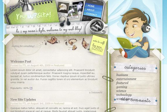 Desk Space Wordpress Theme