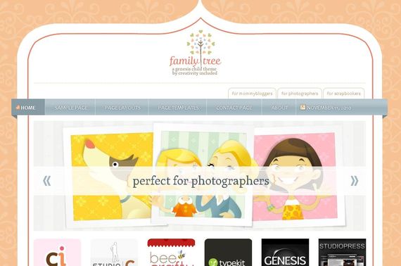 Family Tree Wordpress Theme