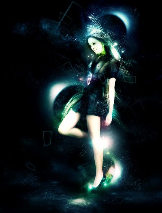 abstract lines photoshop tutorial