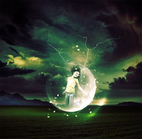 energy light photoshop tutorial