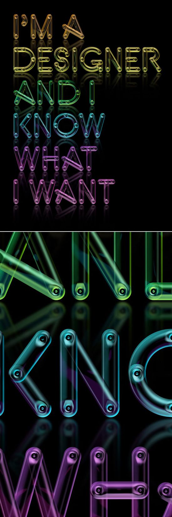 typography transparence