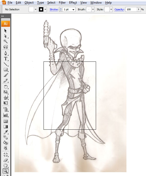 how to draw a supervillain