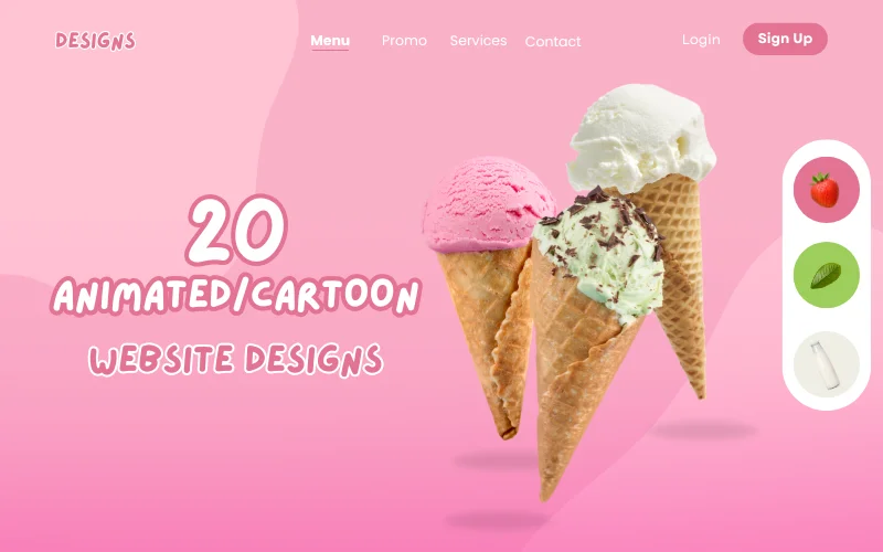 20 Animated Website Designs For Your Inspiration