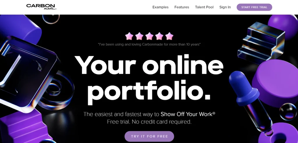 Carbonmade-Cartoonish-Website-Design Carbonmade animated website design