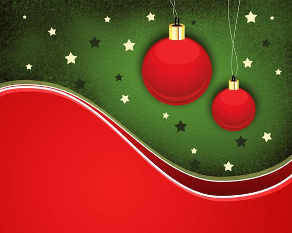 holiday card with christmas balls photoshop tutorial