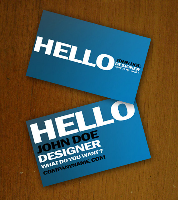 Blue Business Cards